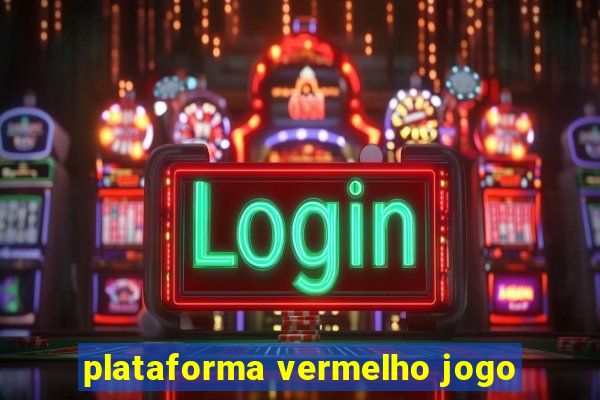 plataforma vermelho jogo